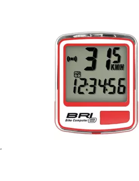 COMPTEUR ECHOWELL BRI 8 FONCTIONS FILAIRE ROUGE